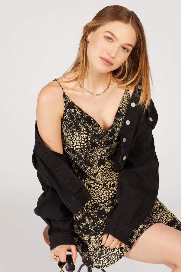 Free People Forever Fields Mini Dress - Floral/Animal | Garmentory