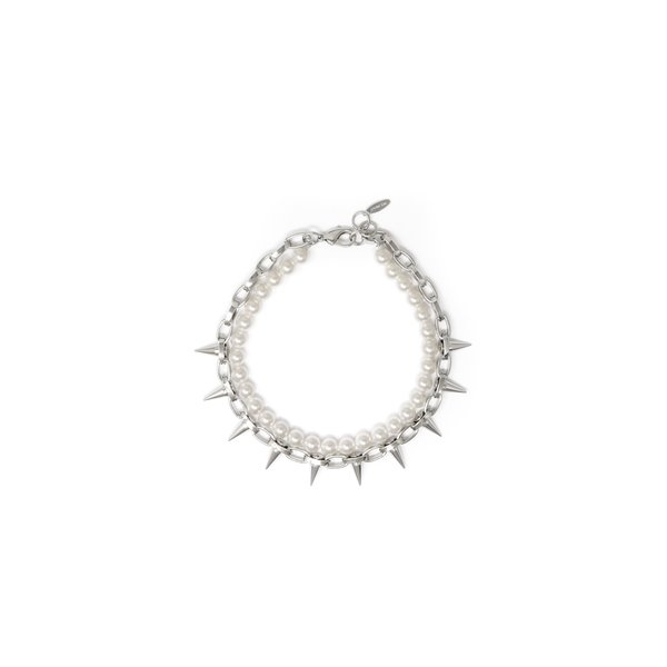 Joomi Lim Single Row Spike Choker W/ Pearls Joomi Lim Single Row Spike Choker W/ Pearls