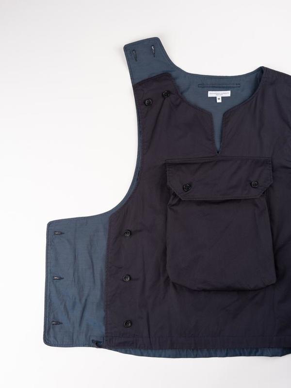 トップス Engineered Garments Cover Vest Engineered Garments 21AW Cover Vest-Nylon Micro Ripstop Size