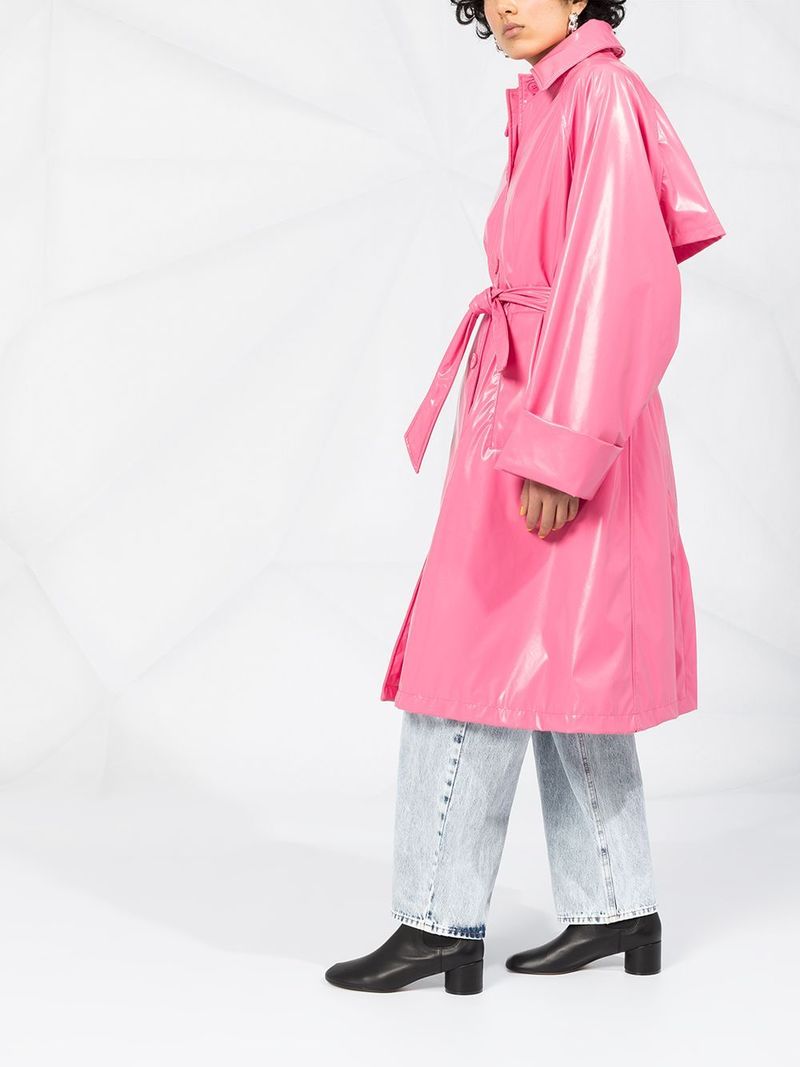 【関税&送料込】Mm6 Maison Margiela Skin Pink Stretch Viscos Leather sneakers in pink - MM 6 Maison Margiela Kids | Mytheresa