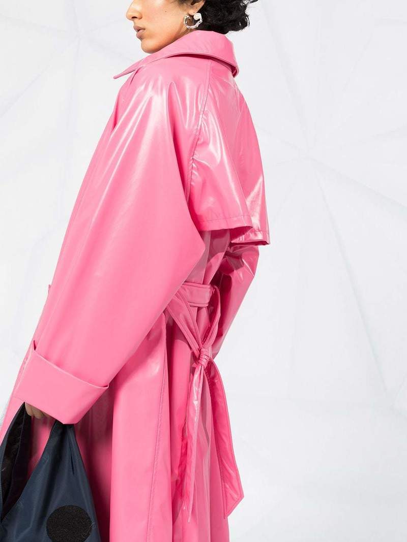MM6 MAISON MARGIELA Trench Coat - Pink | Garmentory