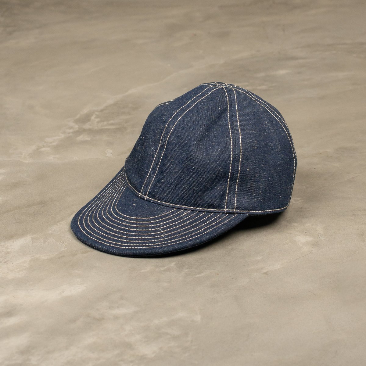Nigel Cabourn ACC-50 Mechanics Cap Japanese Denim - Indigo