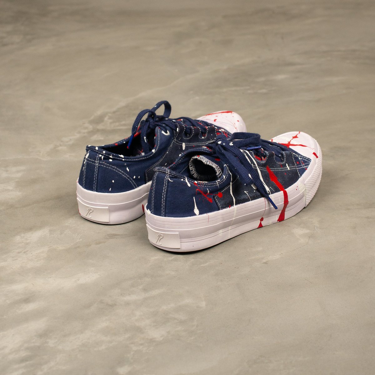 Needles Asymmetric Ghillie Sneaker - Paint | Garmentory