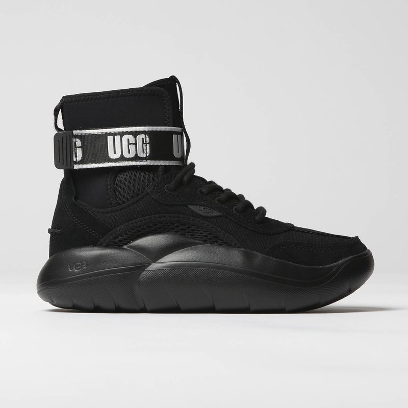 UGG LA Cloud Hi Sneaker - Black | Logo | Garmentory UGG LA Cloud Hi Sneaker - Black | Logo | Garmentory