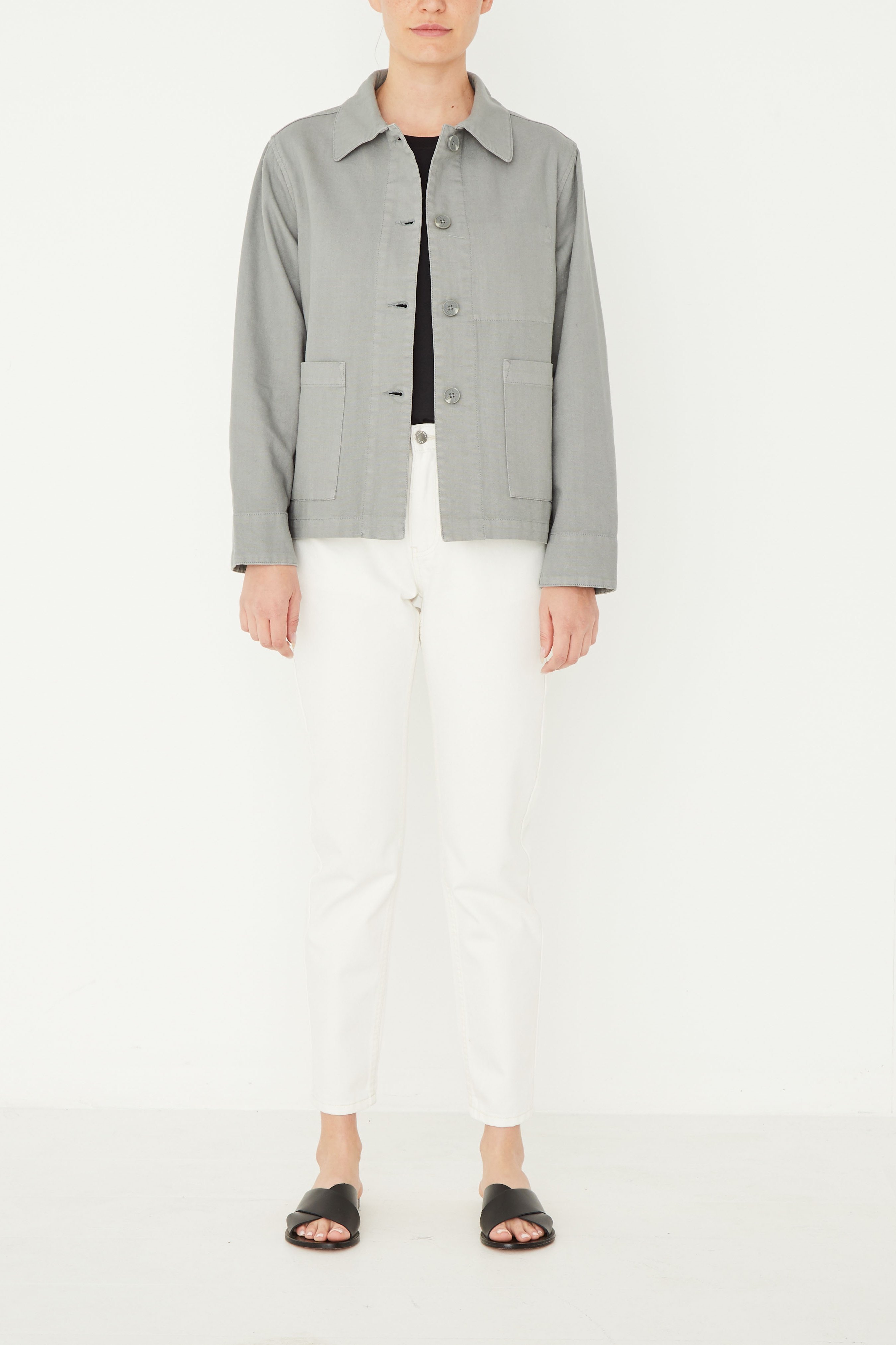 assembly label boxy denim jacket