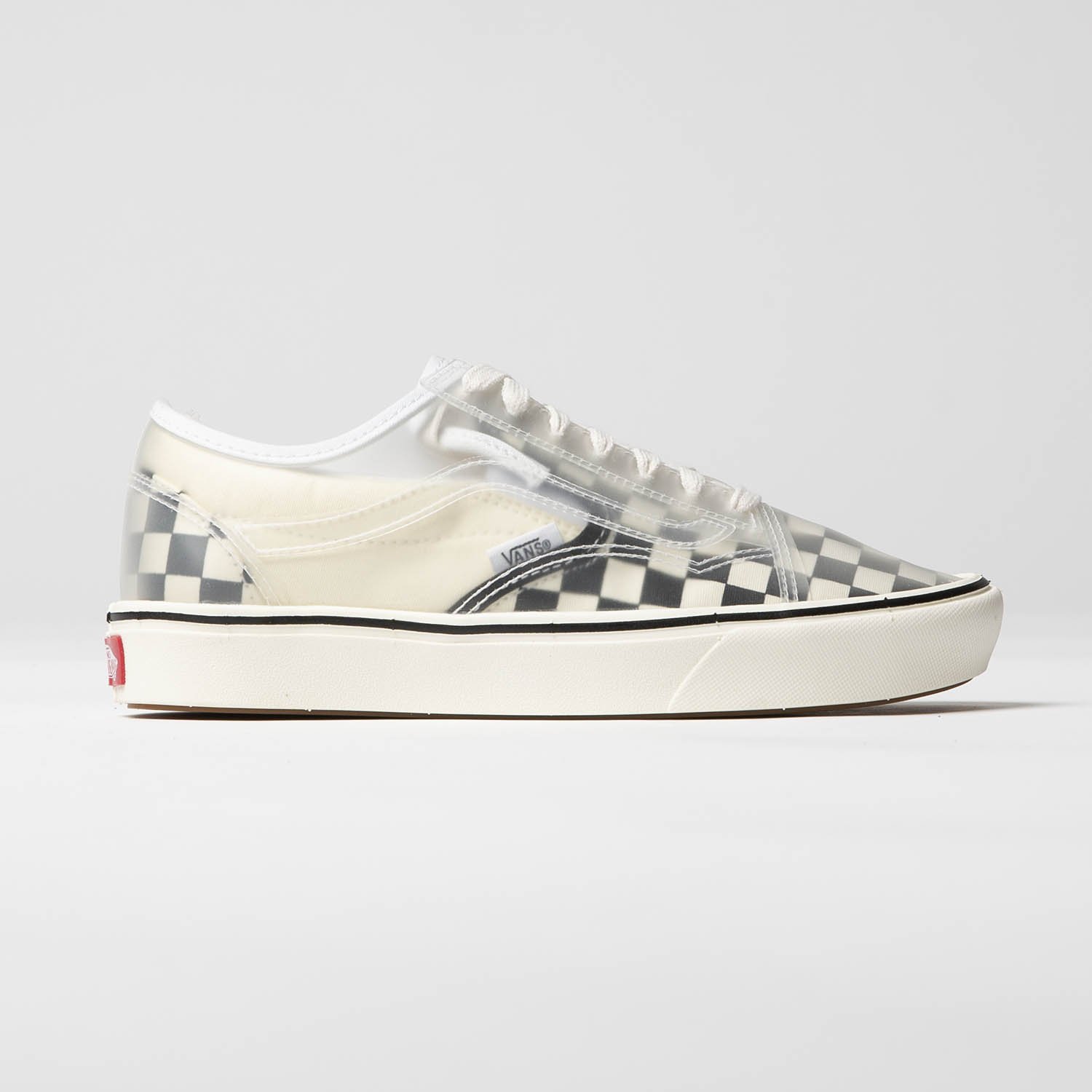 vans old skool slip on checkerboard