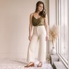 Ozma High Rise Wide Leg Pant - Putty - Thumbnail 1