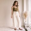 Ozma High Rise Wide Leg Pant - Putty - Thumbnail 2