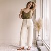 Ozma High Rise Wide Leg Pant - Putty - Thumbnail 3