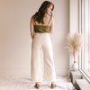 Ozma High Rise Wide Leg Pant - Putty - Thumbnail 6