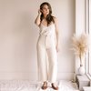 Ozma High Rise Wide Leg Pant - Putty - Thumbnail 7