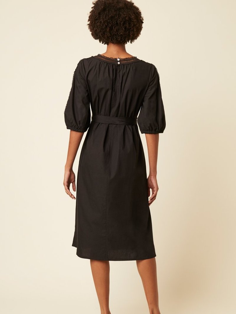 Great Plains Iva Cotton Dress - Black