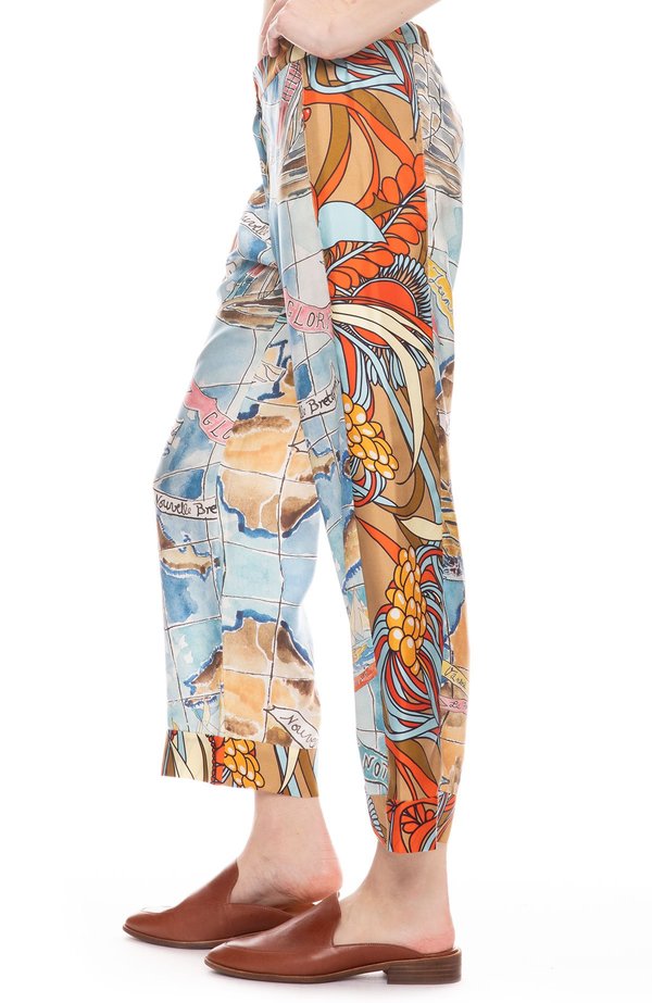 La Prestic Ouiston Riviera Pant - Forget Me Not