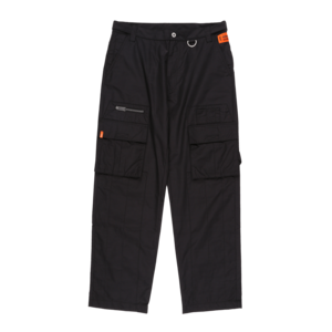 HERON PRESTON / ストレートパンツ/30/コットン/BLK/総柄/HMCG007F21FAB002 Heron Preston Cargo Pants - Black | Garmentory