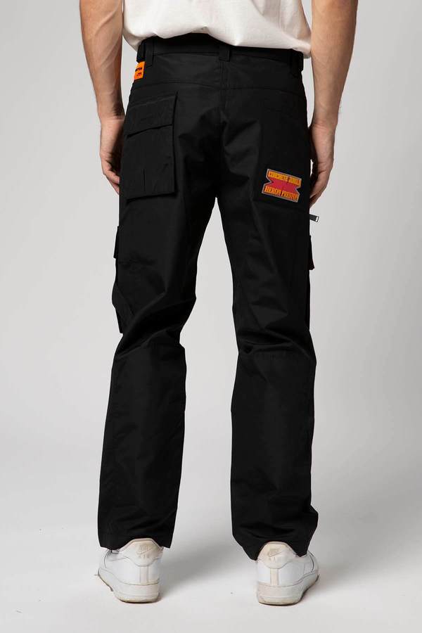 【関税込み】Heron Preston ブラック ジッパー ラウンジパンツ Heron Preston СТИЛЬ-logo Track Pants | Black | FARFETCH ID