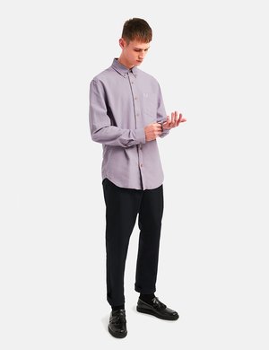 Fred Perry Overdyed Shirt - Dark 