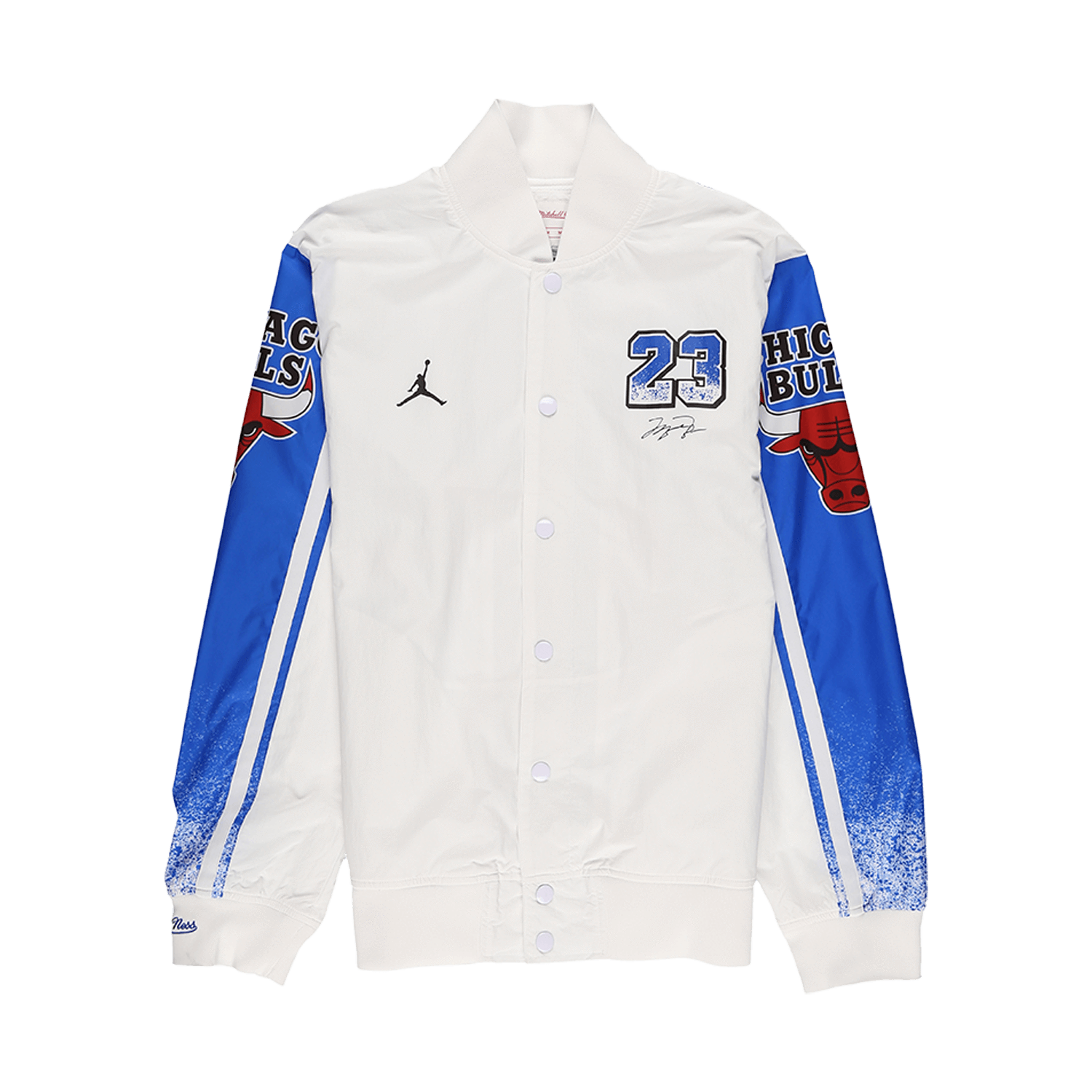 mitchell ness warm up jacket