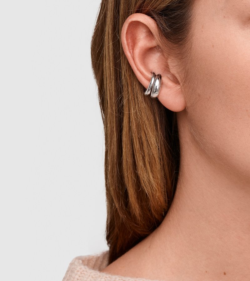 Tom Wood EAR CUFF - SILVER