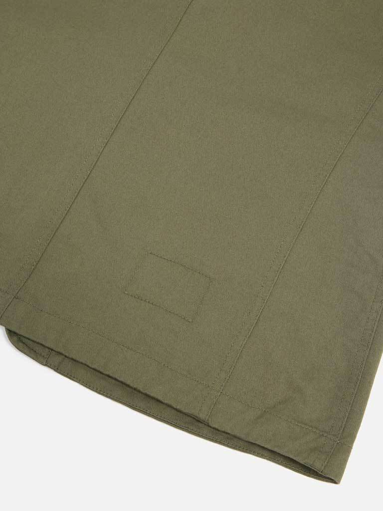 Universal Works Bakers Jacket Light Olive Twill Garmentory