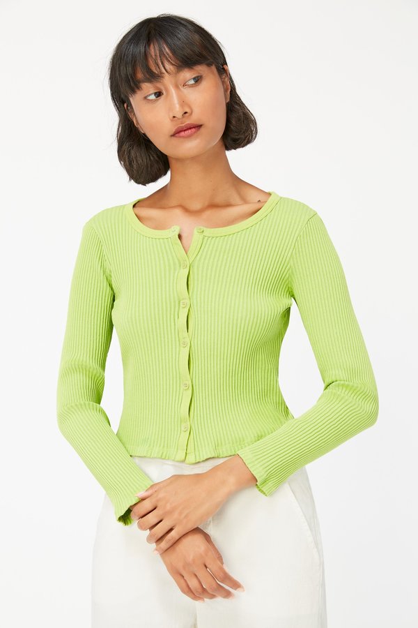 Lacausa Lucy Cardigan - Kiwi Lacausa Lucy Cardigan - Kiwi