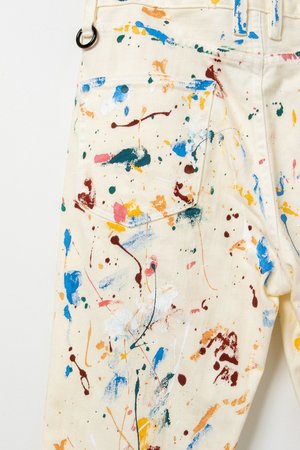 Simon Miller Splatter Paint Jeans 