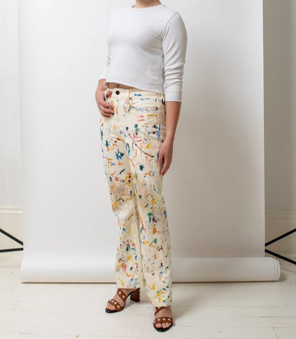 Simon Miller Splatter Paint Jeans 