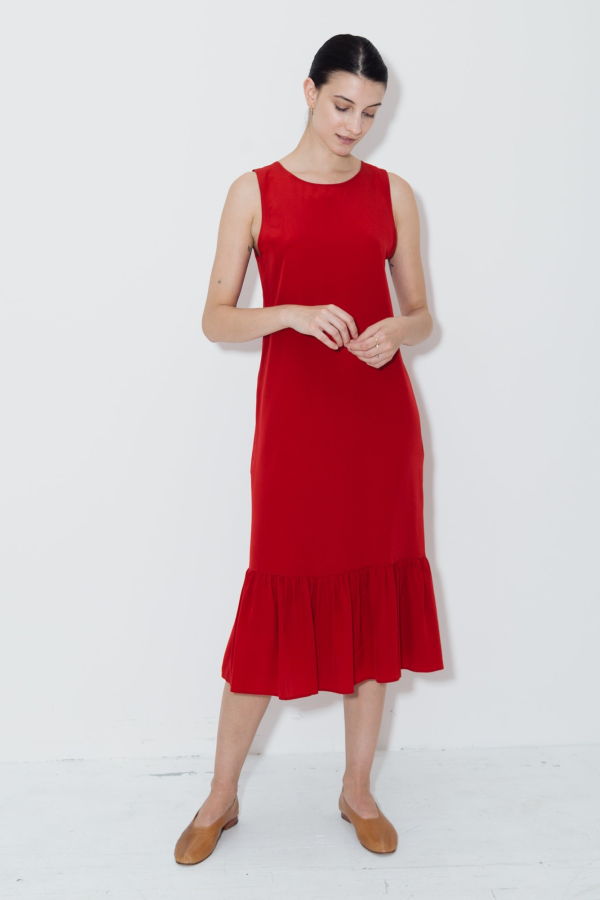 Datura Carmen Dress - Passion Red