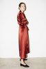 Datura Ruby Red Kimono Robe Dress - Thumbnail 2