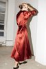 Datura Ruby Red Kimono Robe Dress - Thumbnail 4