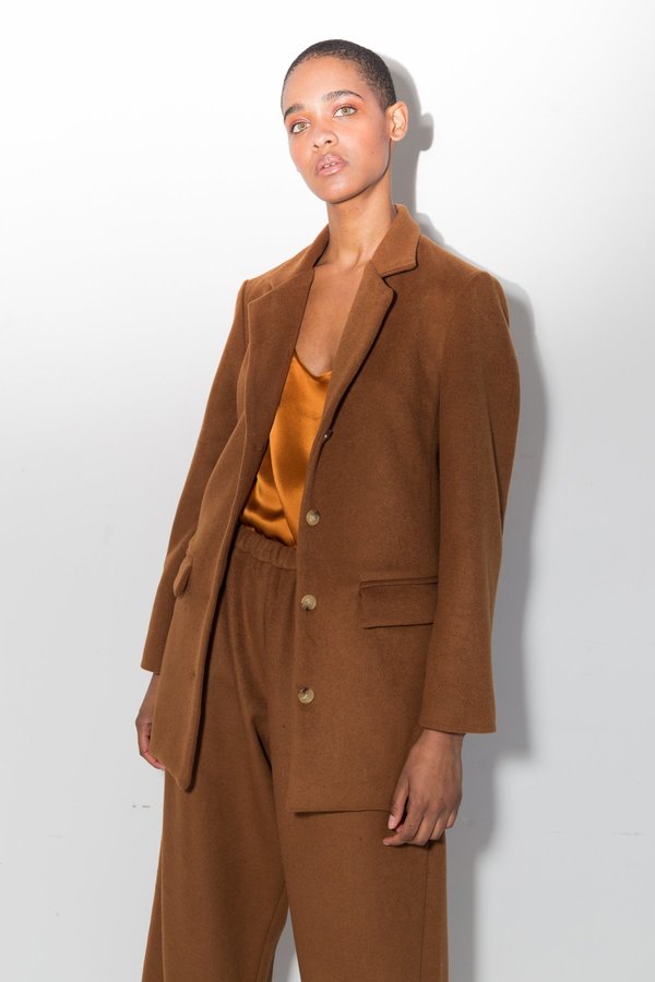 Datura Terra Wool Blazer - Terra Datura Terra Wool Blazer - Terra