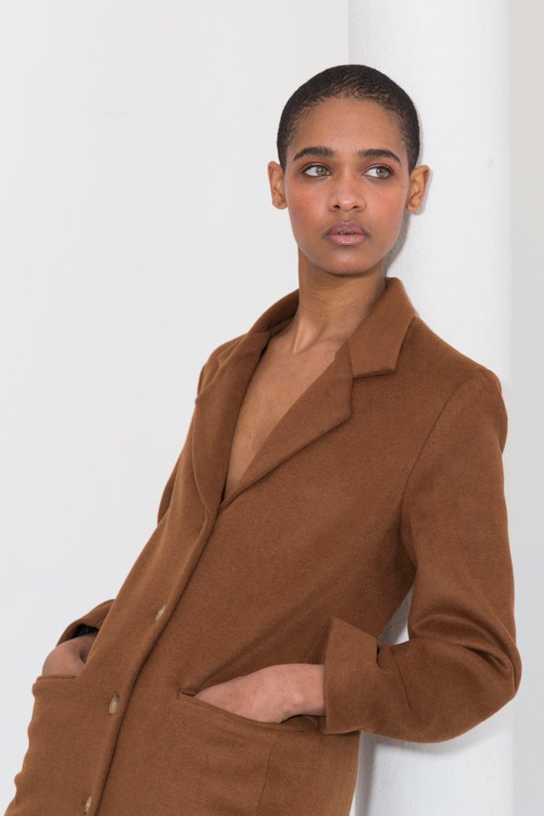 Datura Terra Wool Blazer - Terra Datura Terra Wool Blazer - Terra