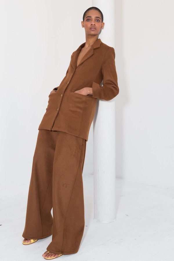 Datura Terra Wool Blazer - Terra Datura Terra Wool Blazer - Terra
