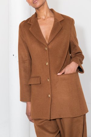 Datura Terra Wool Blazer - Terra Datura Terra Wool Blazer - Terra