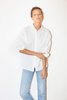 Datura Heavy Linen Ren Shirt - White - Thumbnail 2