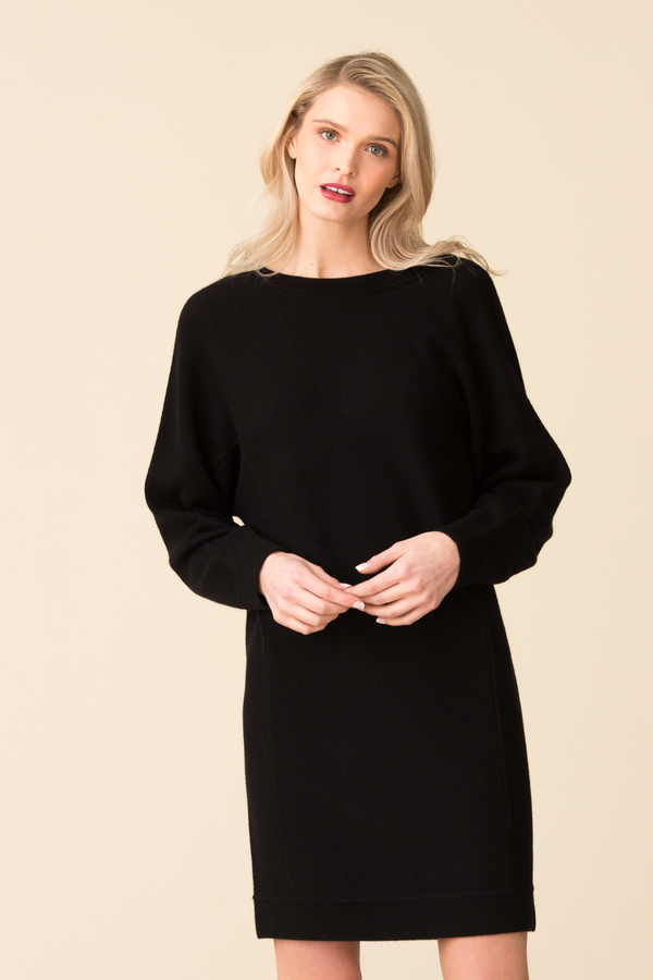 Vince Dolman Sleeve Dress - Black 