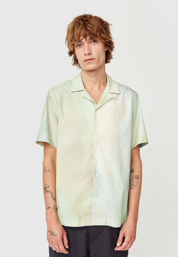 Wood Wood Brandon Shirt - green AOP