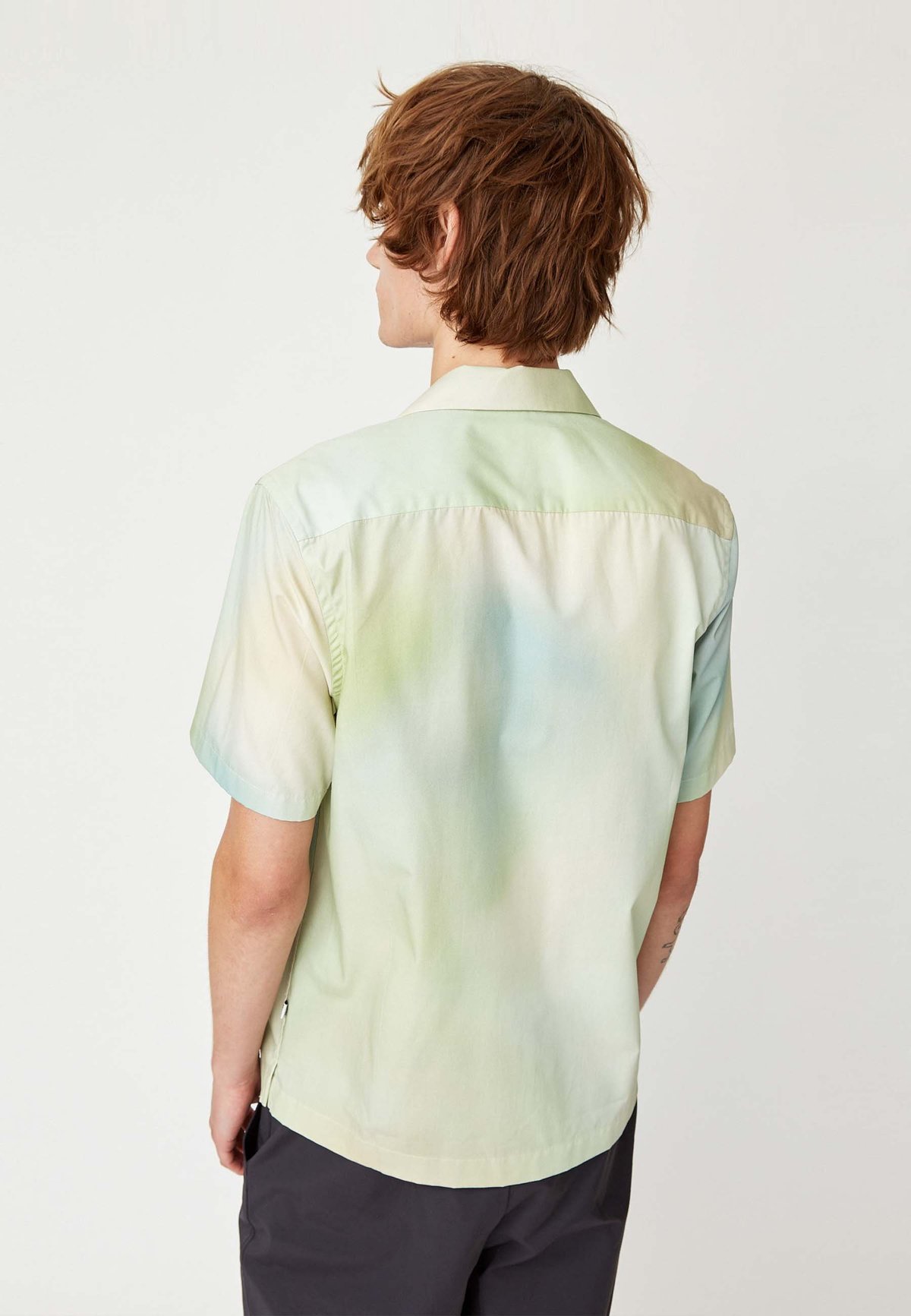 Wood Wood Brandon Shirt - green AOP - Image 4 of 6