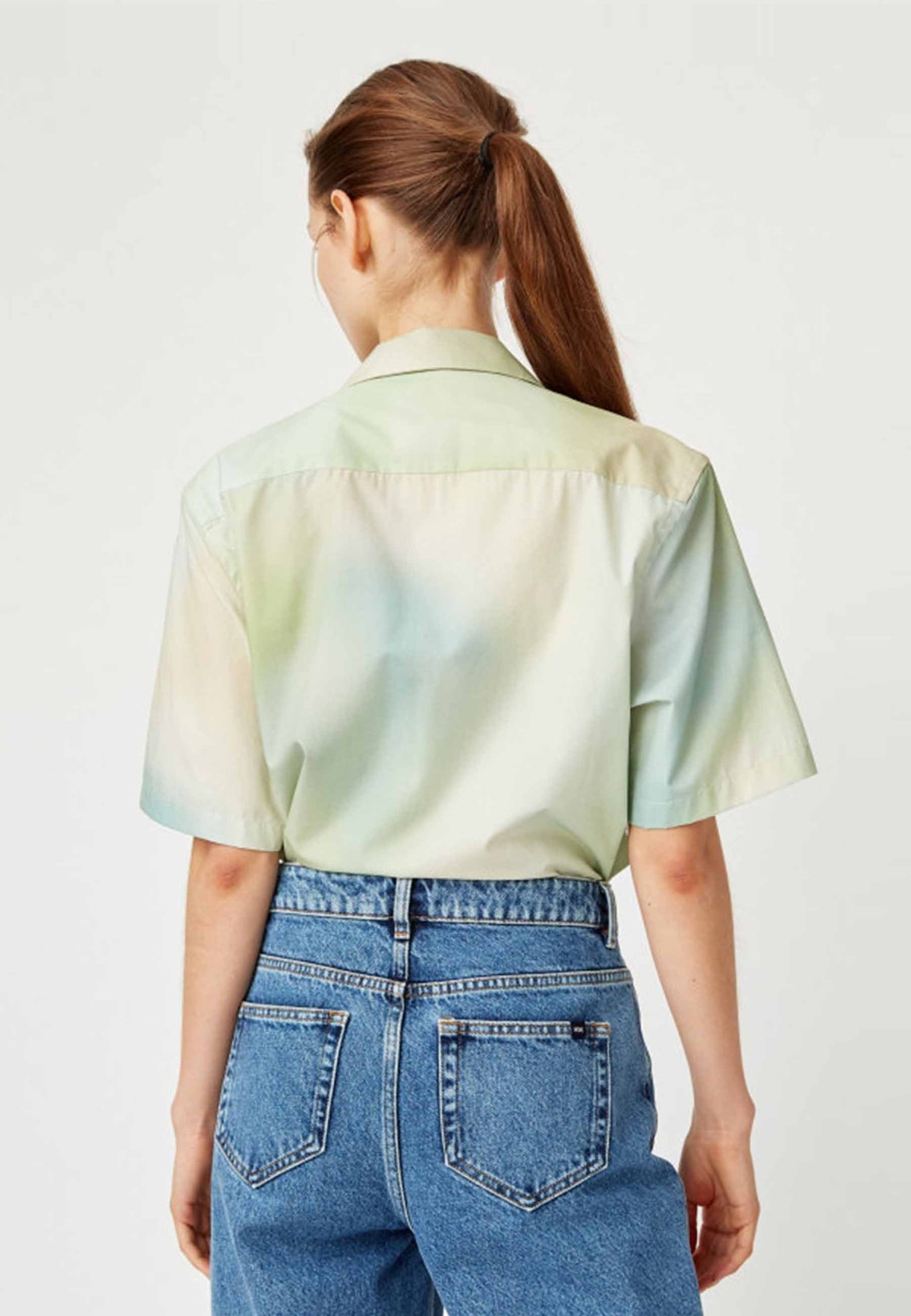 Wood Wood Brandon Shirt - green AOP - Image 5 of 6