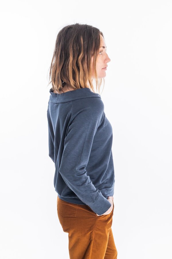 Groceries Apparel Ashland Raglan Tee - Blue Groceries Apparel Ashland Raglan Tee - Blue