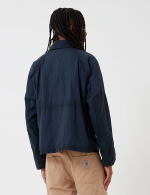 Barbour x Engineered Garments Washed Graham Casual Jacket - Navy Blue Barbour x Engineered Garments Washed Graham Casual Jacket - Navy Blue