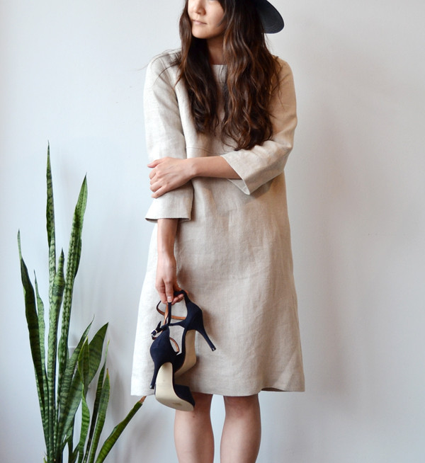 ワンピース A.P.C. Woman Dress Beige COHECF35151 BAA A-P-C--Beige-Baba-Dress-