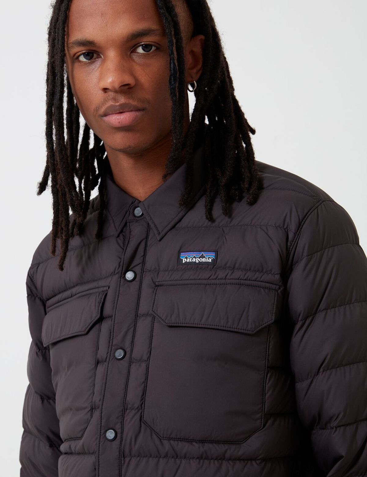 Patagonia Silent Down Shirt Jacket - Black | Garmentory