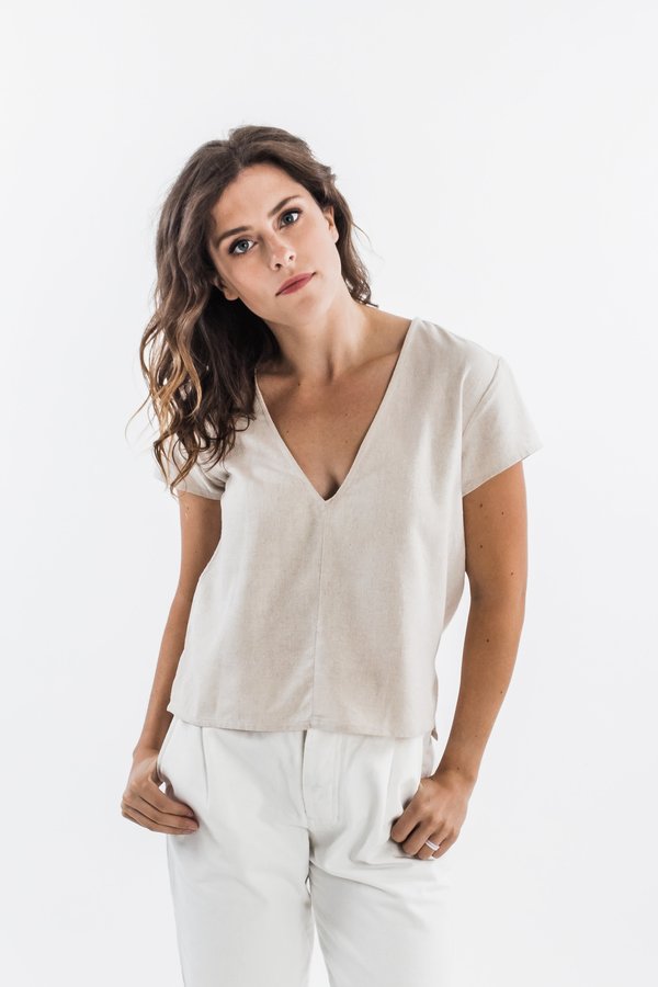 Ali Golden V-Neck Top Ali Golden V-Neck Top