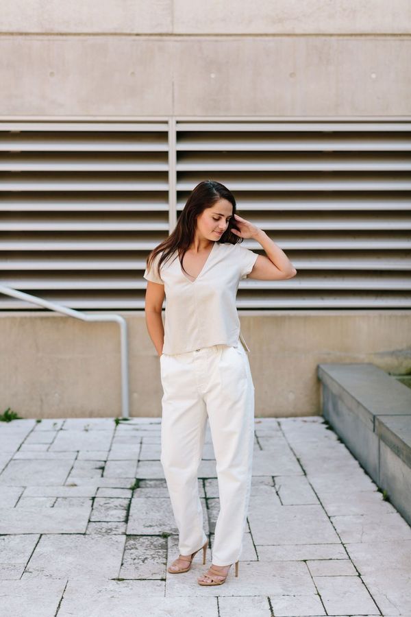 Ali Golden V-Neck Top Ali Golden V-Neck Top