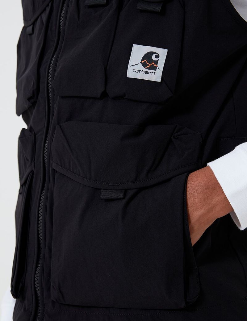 【7/5迄の出品となります】carhartt wip HAYES VEST CARHARTT WIP Carhartt-WIP Hayes Vest - Black | Garmentory