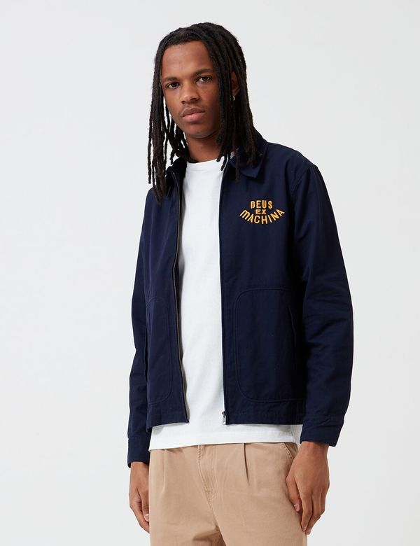 Deus Ex Machina 2 Dogs Jacket - Navy Blue | Garmentory