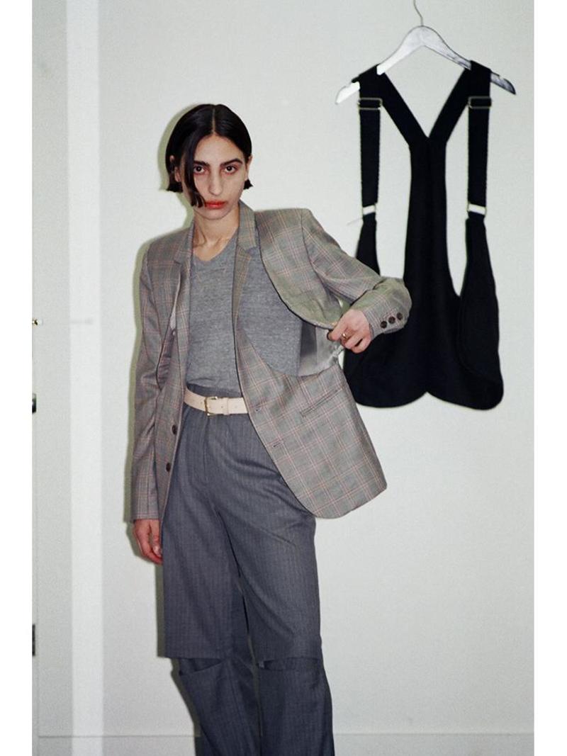 Bless Demi moore jacket - Grey/pink