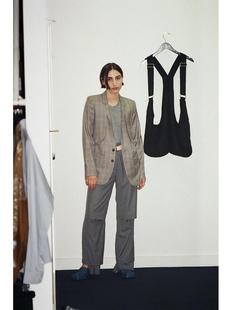 Bless Demi moore jacket - Grey/pink