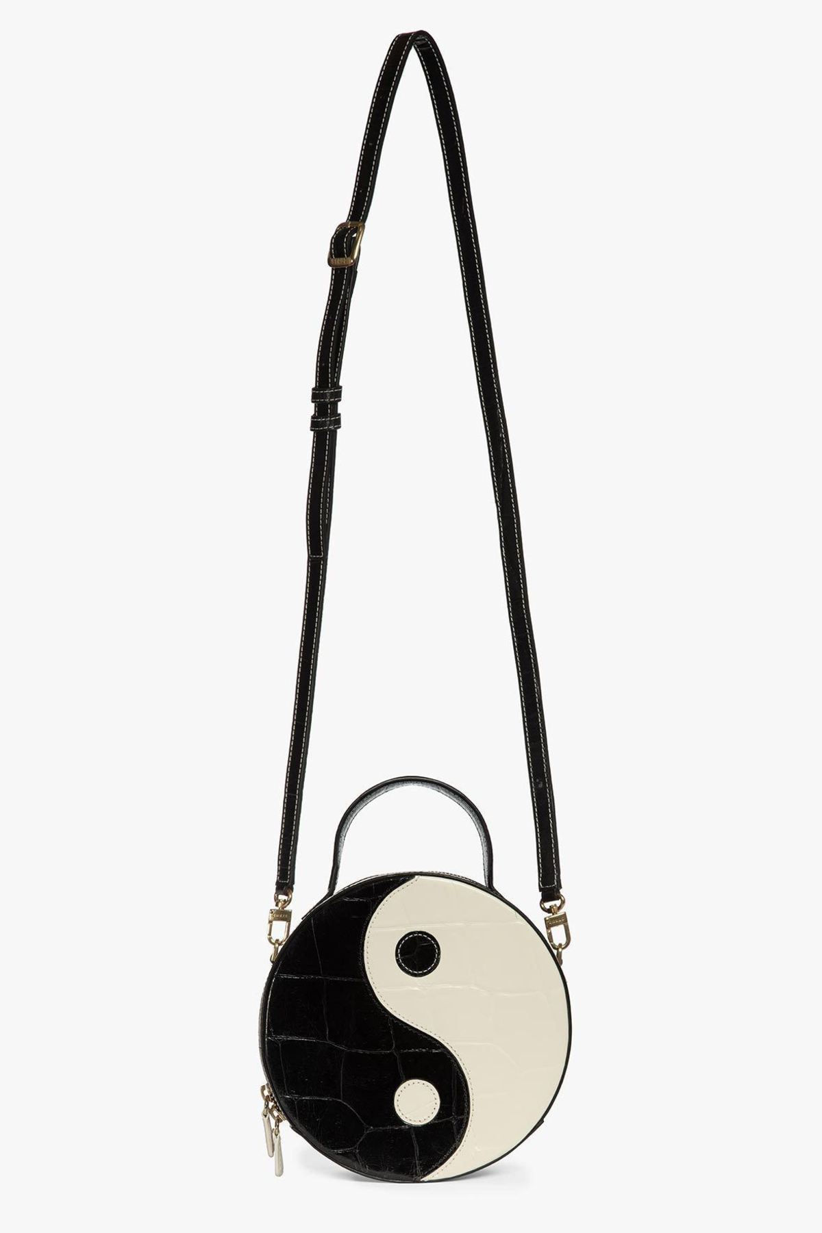 Staud Yin Yang Bag - Black / Cream | Garmentory