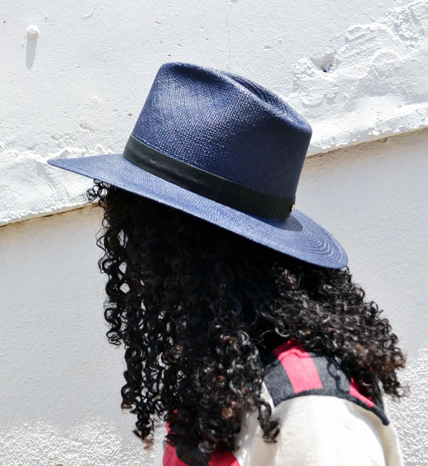 Janessa Leone Navy Hat Janessa Leone Sacha Cowboy Hat in Navy | REVOLVE main image 4